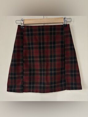John Galt Brandy Melville Plaid Mini Skirt